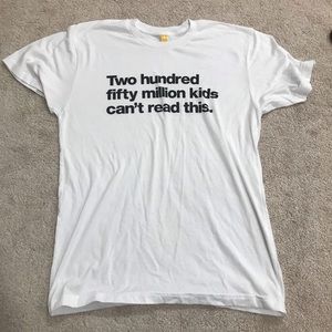 Pencils of promise x American apparel tshirt